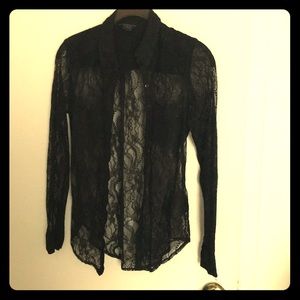 Black Lace Top